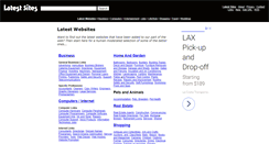 Desktop Screenshot of latestsites.com